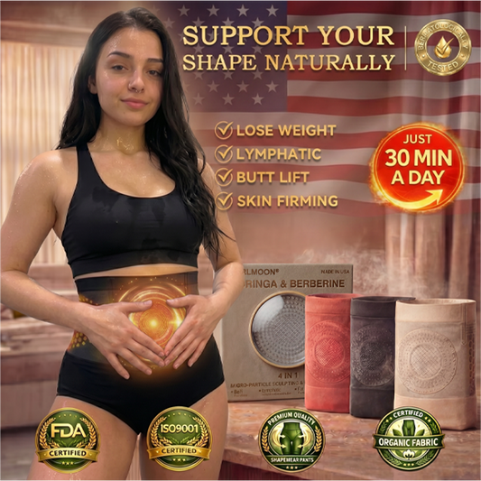 Official Brand Store | 🩳🚀 PEARLMOON® 2026 Moringa & Berberine 4-in-1 Micro-Particle Sculpting & Fat-Burn Shorts