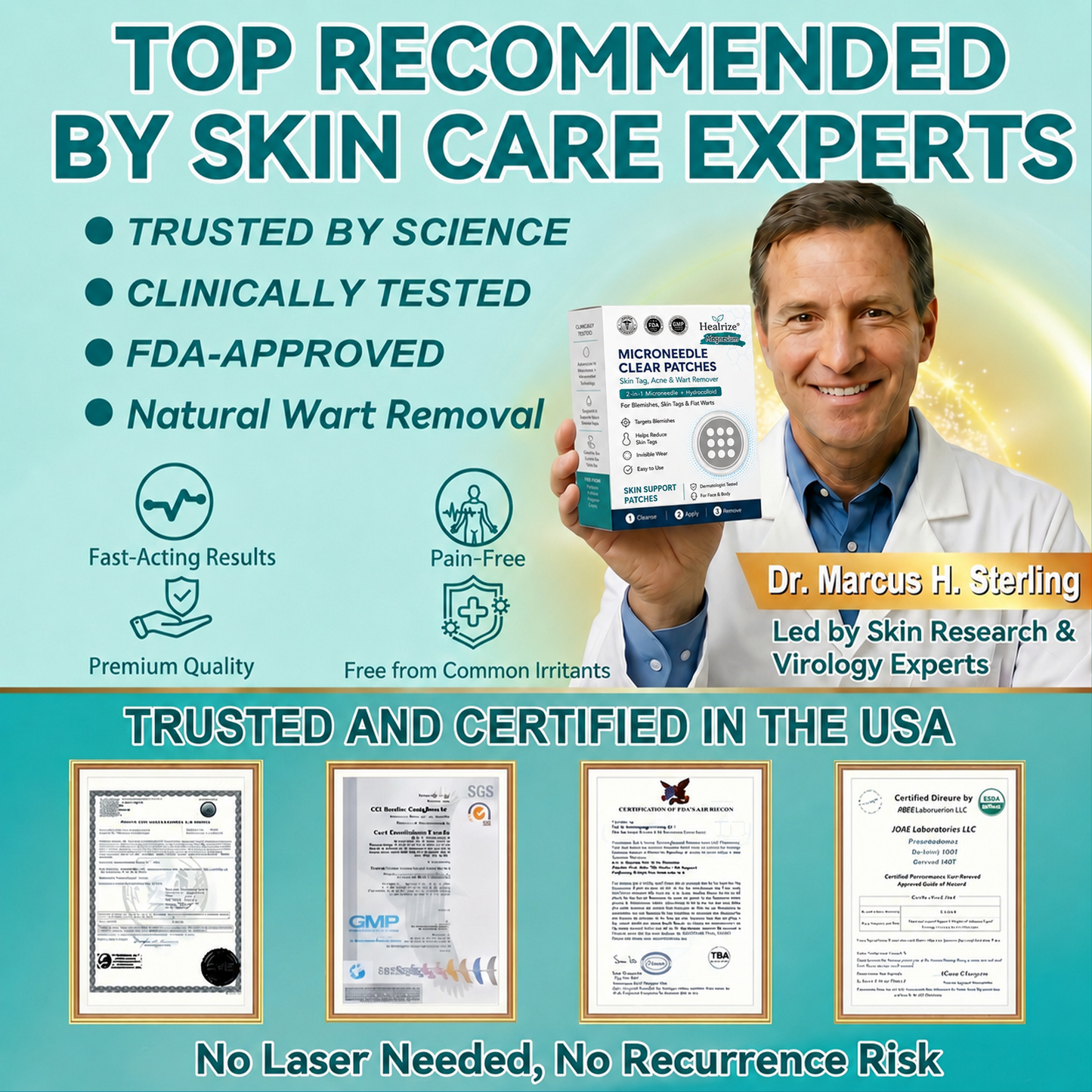 𝑯𝒆𝒂𝒍𝒓𝒊𝒛𝒆® 👩‍⚕️👩‍⚕️ 2-𝒊𝒏-1 𝑴𝒊𝒄𝒓𝒐𝒏𝒆𝒆𝒅𝒍𝒆 & 𝑯𝒚𝒅𝒓𝒐𝒄𝒐𝒍𝒍𝒐𝒊𝒅 𝑷𝒂𝒕𝒄𝒉 | 𝑹𝒆𝒎𝒐𝒗𝒆𝒔 𝑹𝒂𝒊𝒔𝒆𝒅 𝑴𝒐𝒍𝒆𝒔, 𝑨𝒄𝒏𝒆, 𝑭𝒍𝒂𝒕 𝑾𝒂𝒓𝒕𝒔 & 𝑺𝒌𝒊𝒏 𝑻𝒂𝒈𝒔 | 𝑯𝒆𝒍𝒑𝒔 𝑰𝒎𝒑𝒓𝒐𝒗𝒆 𝑾𝒓𝒊𝒏𝒌𝒍𝒆𝒔, 𝑺𝒄𝒂𝒓𝒔 & 𝑩𝒍𝒆𝒎𝒊𝒔𝒉𝒆𝒔 | 𝑰𝒏𝒗𝒊𝒔𝒊𝒃𝒍𝒆 𝑷𝒂𝒕𝒄𝒉𝒆𝒔 𝒇𝒐𝒓 𝑭𝒂𝒄𝒆 & 𝑩𝒐𝒅𝒚